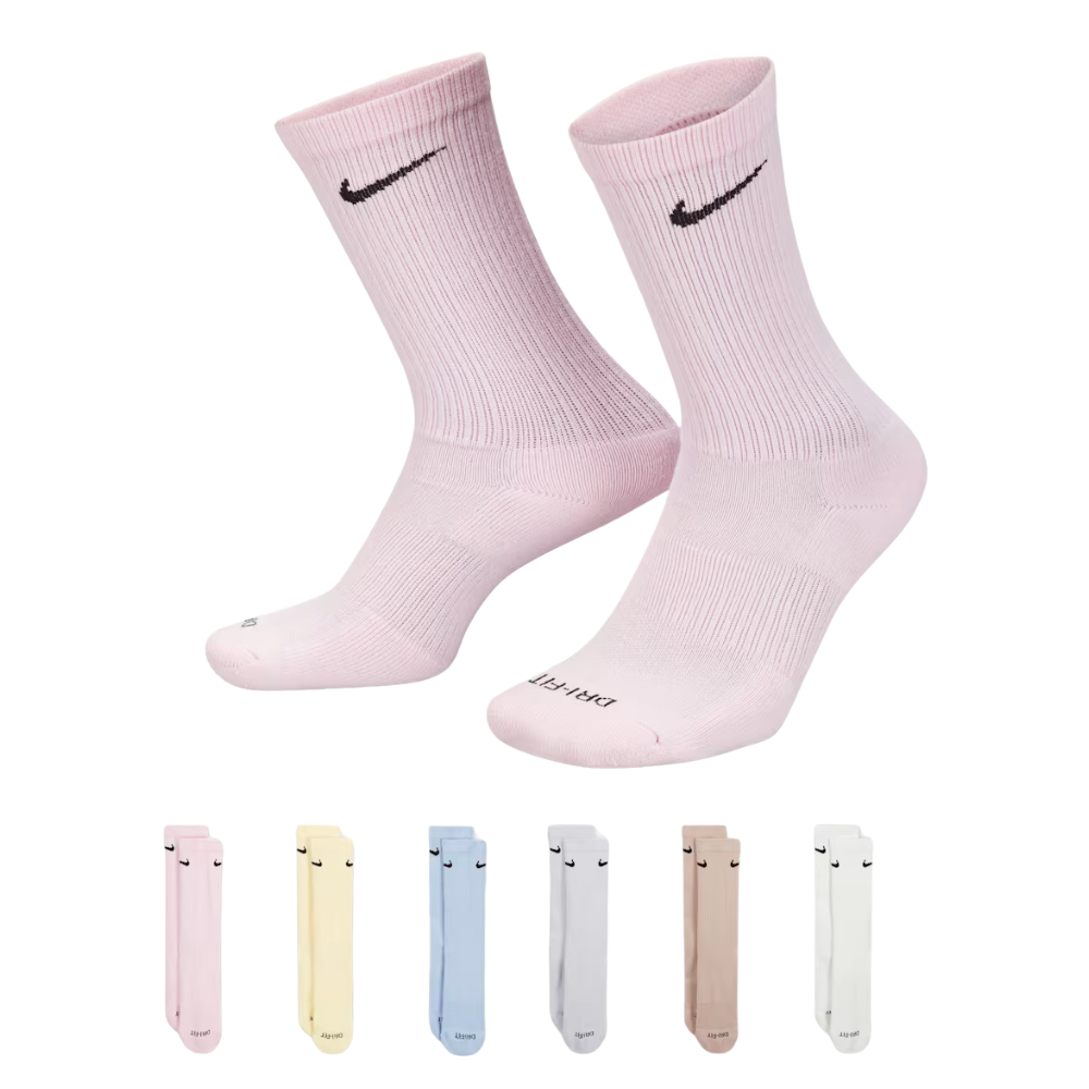 Nike Everyday Plus Cushioned Socks (6 Pairs) - Multi-Colour 1
