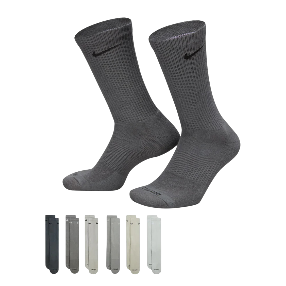 Nike Everyday Plus Cushioned Socks (6 Pairs) - Multi-Colour 1