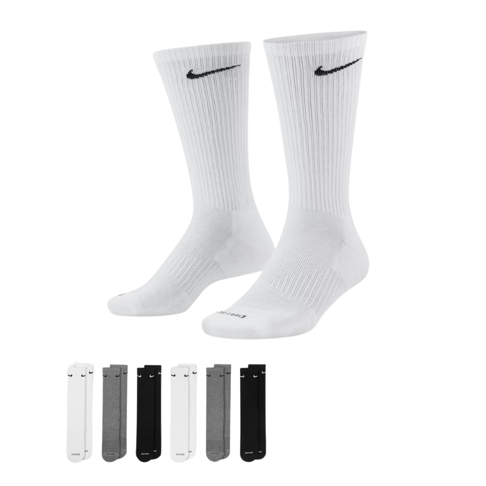 Nike Everyday Plus Cushioned Socks (6 Pairs) - Multi-Colour 1