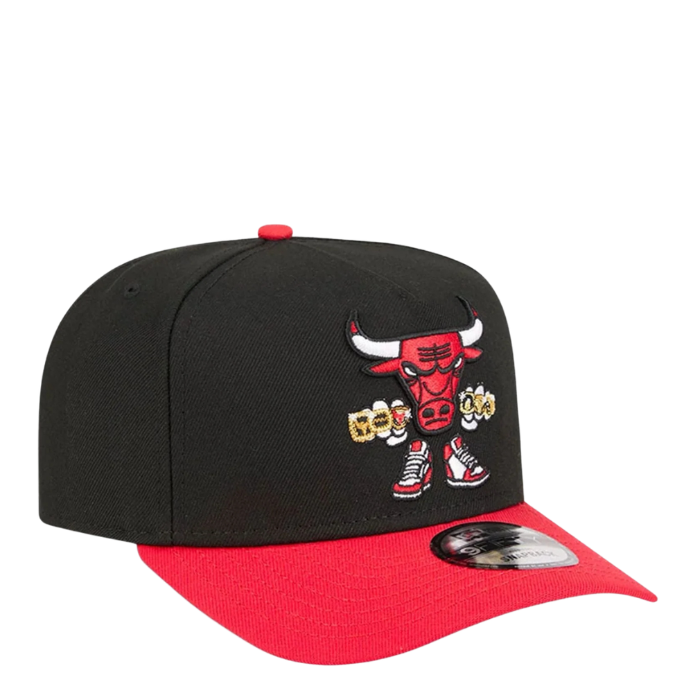 New Era Chicago Bulls "Injection Cartoon" 9FIFTY A-Frame Snapback Hat 1