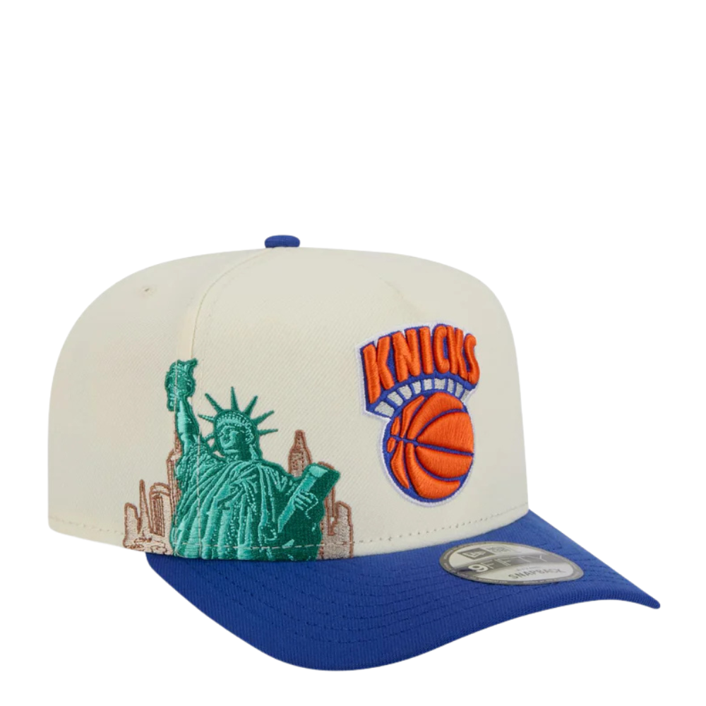New Era New York Knicks "Liberty" Hardwood Classics 9FIFTY A-Frame Snapback Hat 1