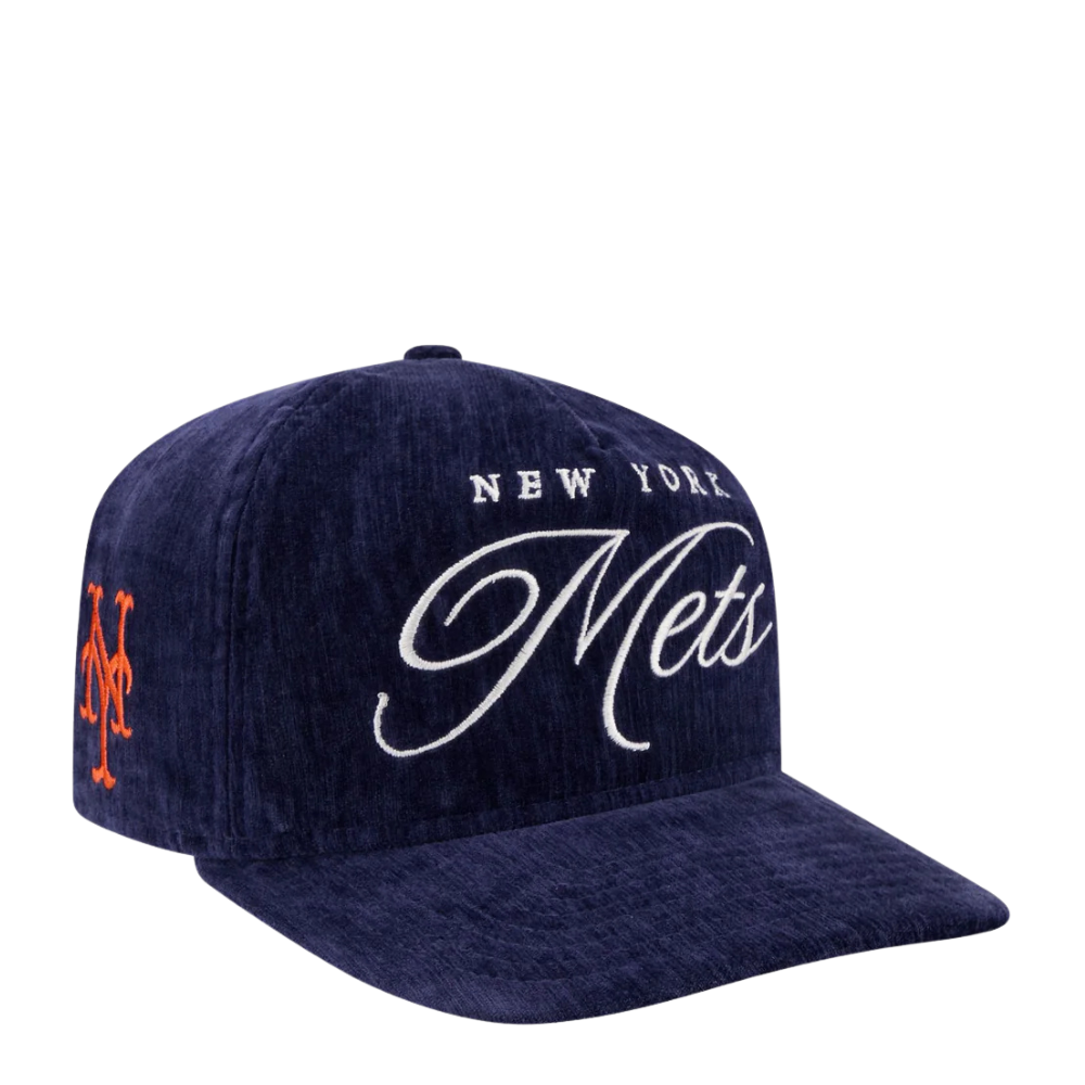 New Era New York Mets Velvet Team Script 19TWENTY Adjustable Hat 1