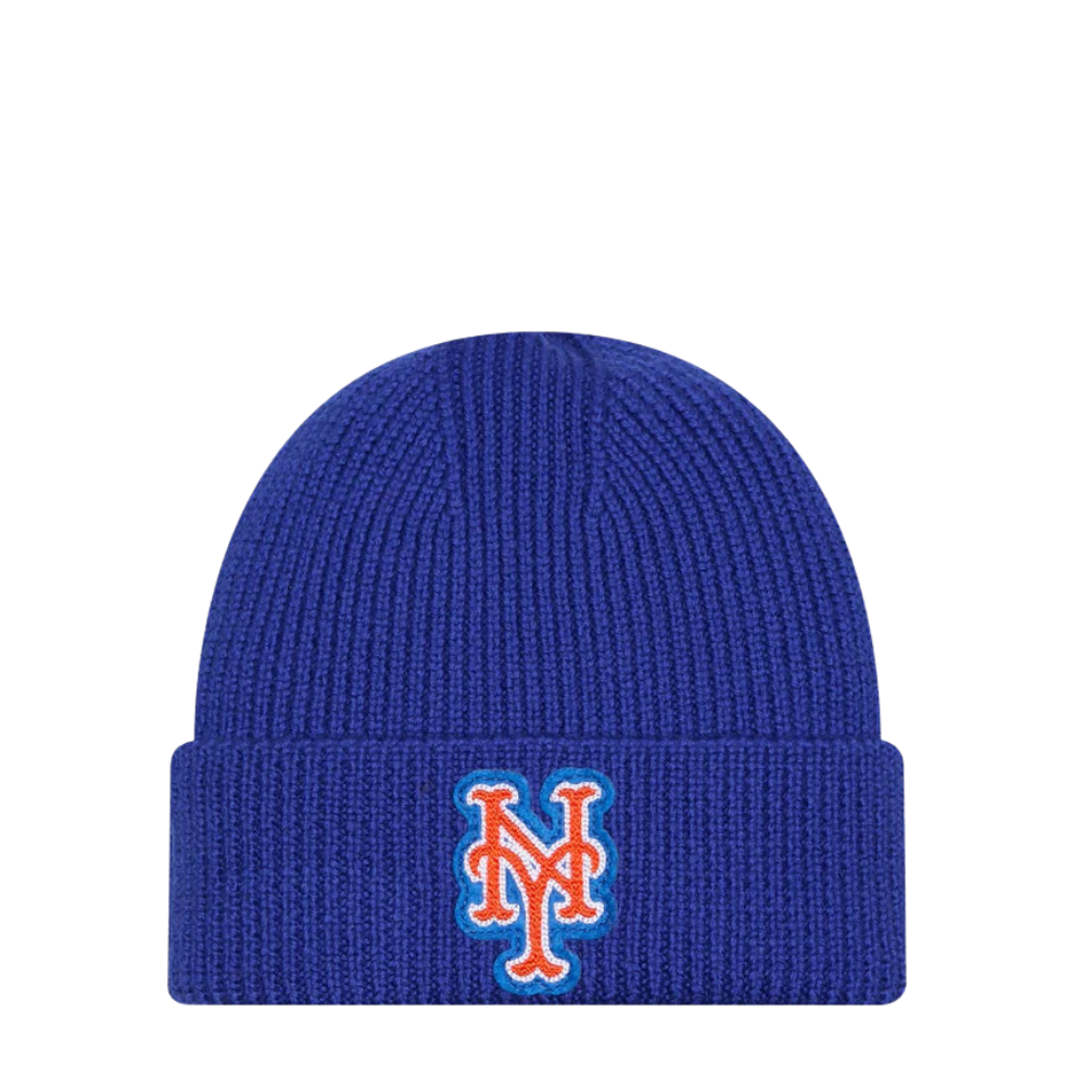 New Era New York Mets Skull Knit Beanie Hat 1