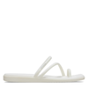 Crocs Women's Miami Toe Loop Sandal - Chalk