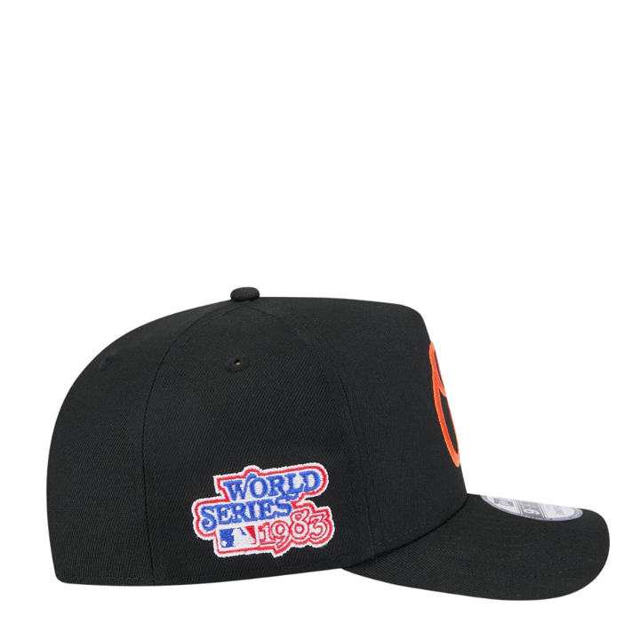New Era Baltimore Orioles 1983 World Series Patch 9FIFTY A-Frame Snapback Hat 3