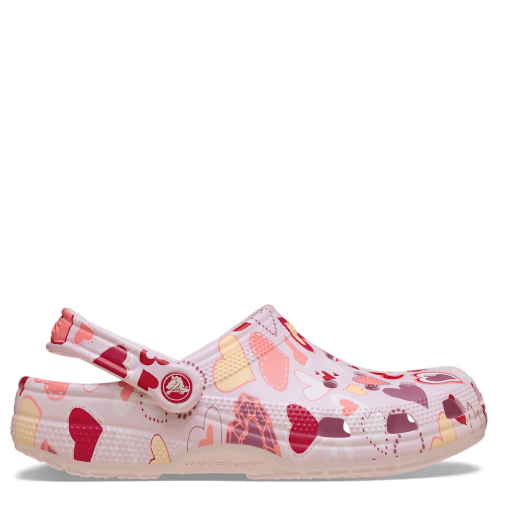 Crocs Kids' Classic VDay Clog K - Pink Milk/Hearts 1
