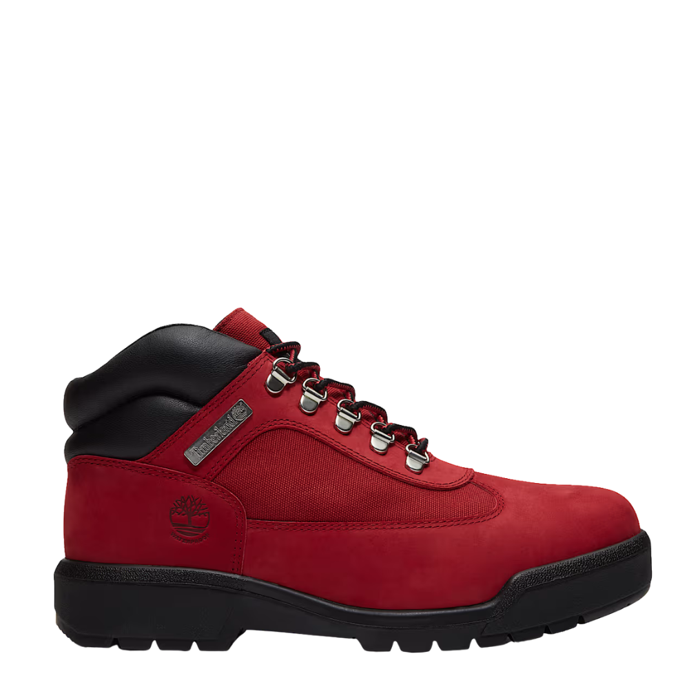 Men's Waterproof Field Boot - Dark Red Nubuck 1