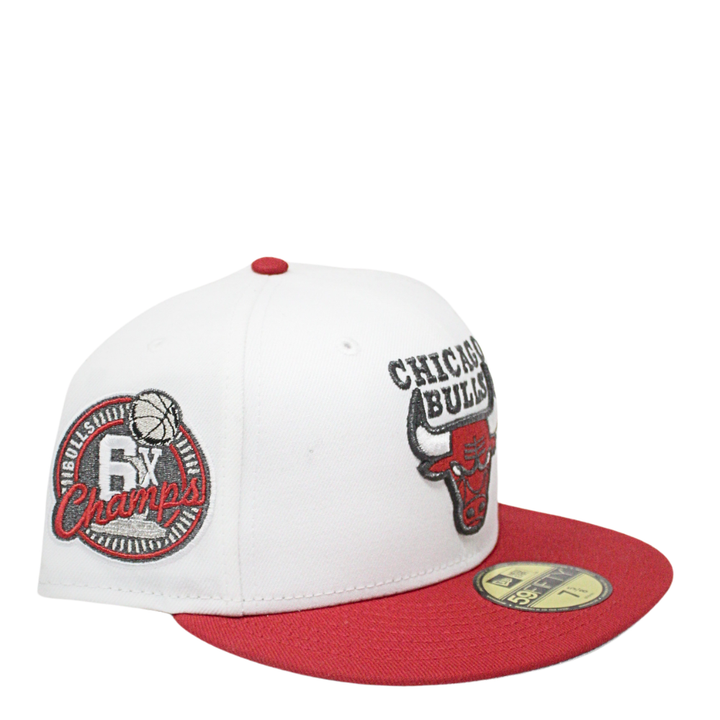 New Era Chicago Bulls 6x Champions 59FIFTY Fitted Hat 2
