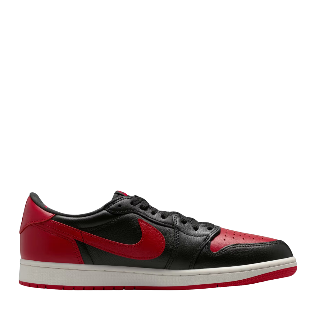Men's Air Jordan 1 Retro Low OG - Black/Varsity Red & Summit White 1