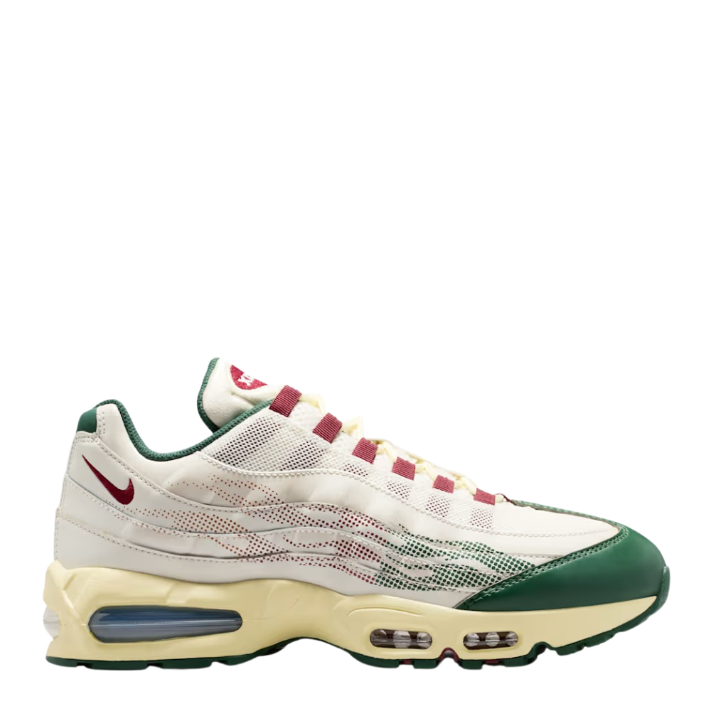 Men's Nike Air Max 95 "Big Bubble" SE - Phantom/Fir & Alabaster/Team Red 1