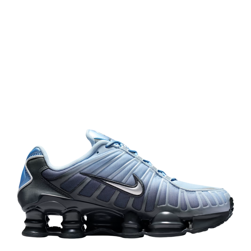 Women's Nike Shox TL - Anthracite/Light Armoury Blue & Metallic Silver 1