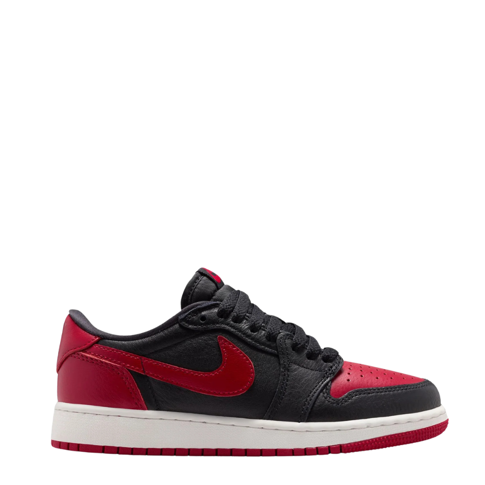 Big Kid's Nike Air Jordan 1 Retro Low OG - Black & Varsity Red 1