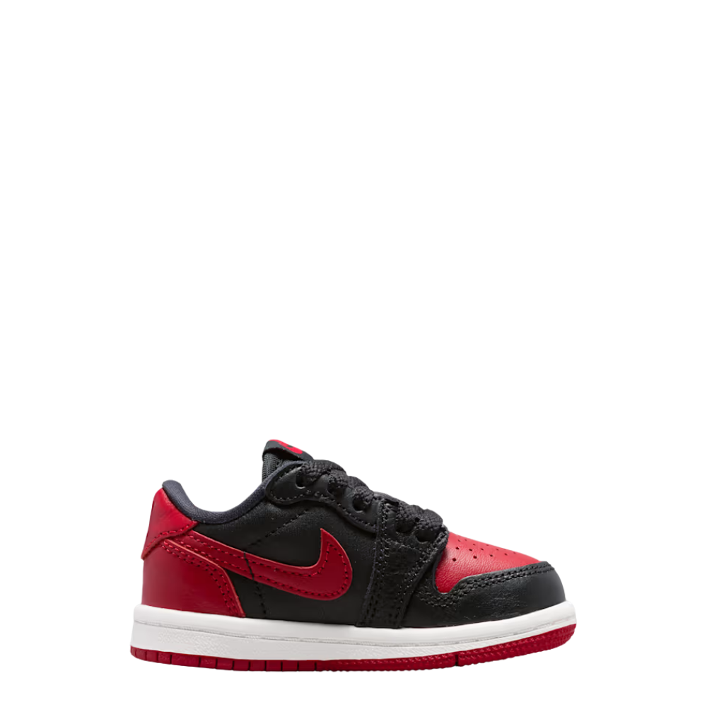 Toddler Jordan 1 Retro Low OG - Black/Varsity Red & Summit White 1