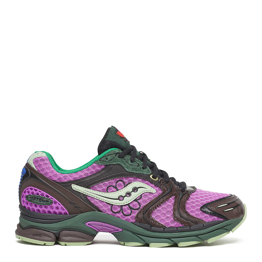 Saucony Unisex Progrid Triumph 4 Jae Tips Shoes Pink/Multi-Color 1