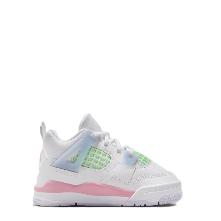 Toddler Jordan 4 Retro - Vapor Green &amp; Medium Soft Pink 1