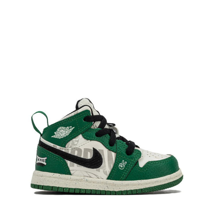 Toddler Jordan 1 Mid SE "Overbranded"