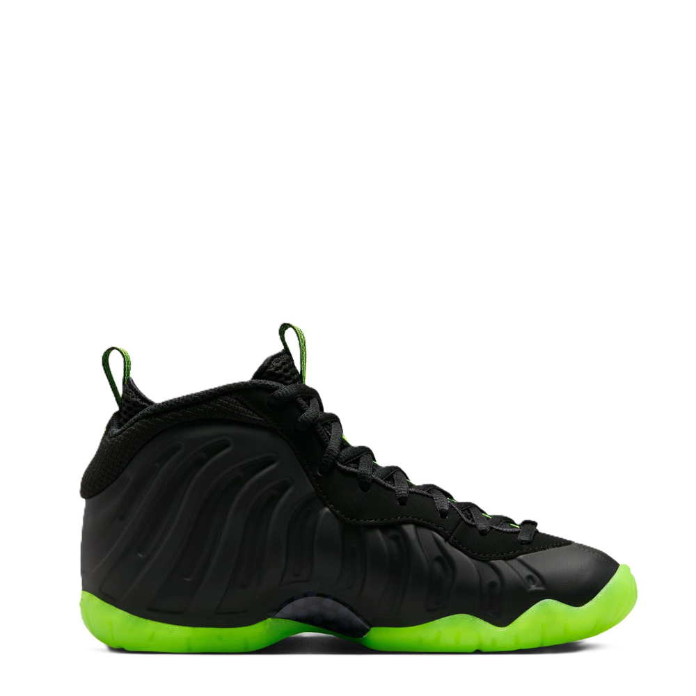 Big Kid's Nike Little Posite One - Black & Volt 1