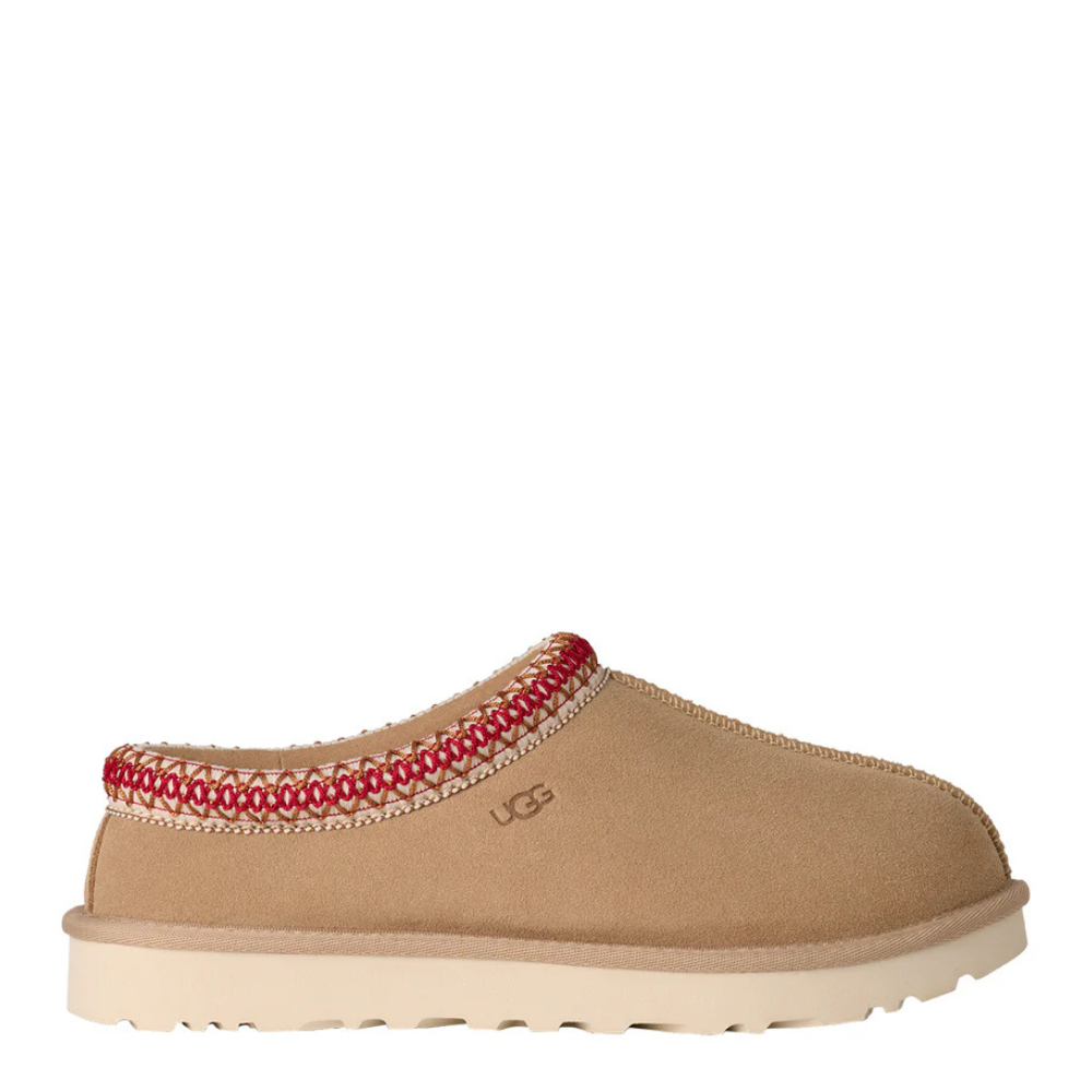 UGG Women's Tasman II Slipper - Sand / Dark Cherry 1
