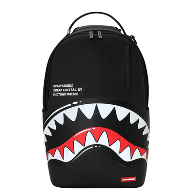 Sprayground Shark Central Bubble Shark Backpack - Black