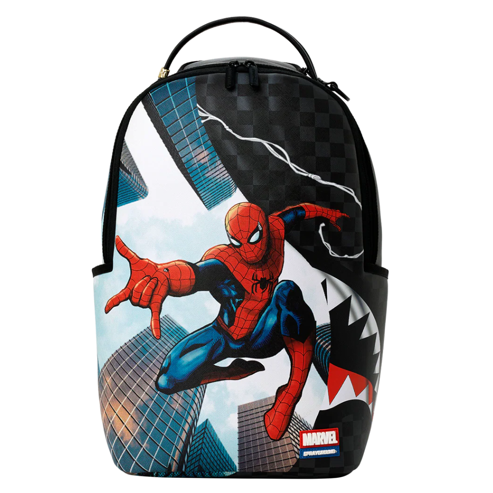 Sprayground Marvel Spiderman Curtain Reveal Backpack