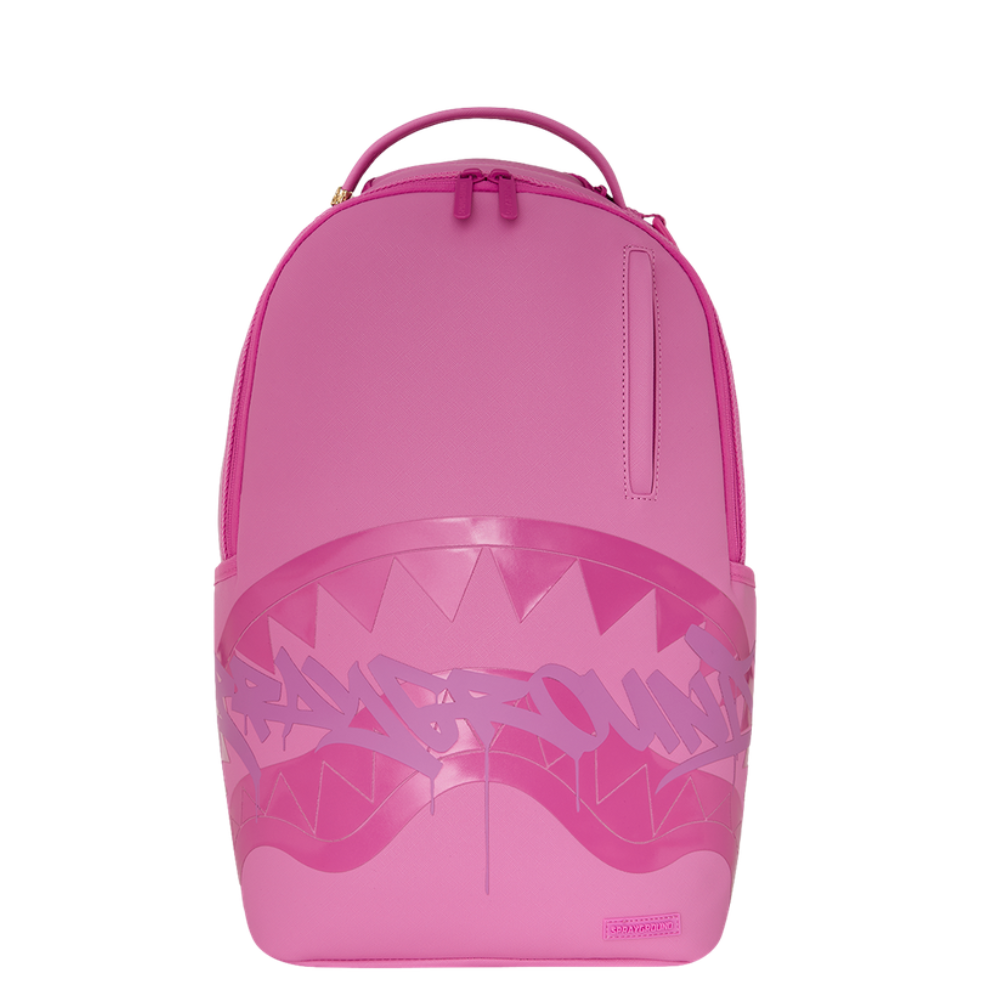 Sprayground Pink Ghost Drip Backpack