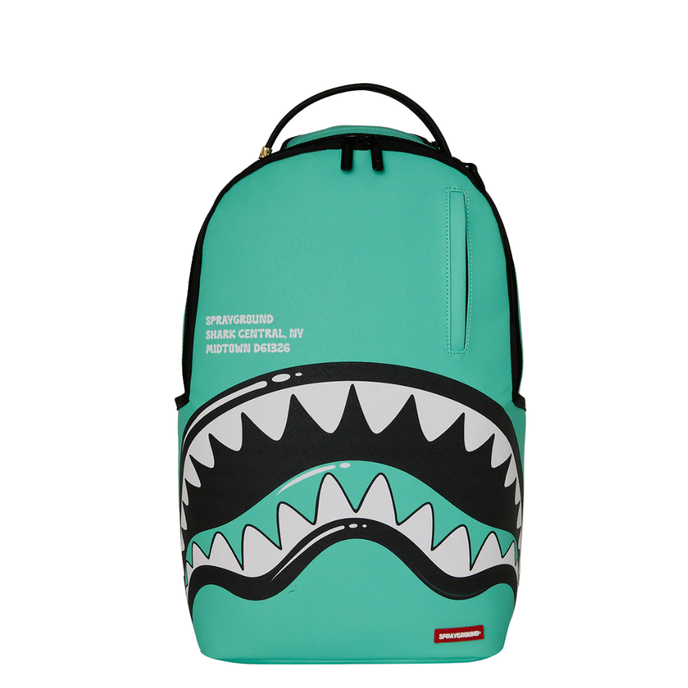 Sprayground Shark Central Bubbly Light Green Backpack