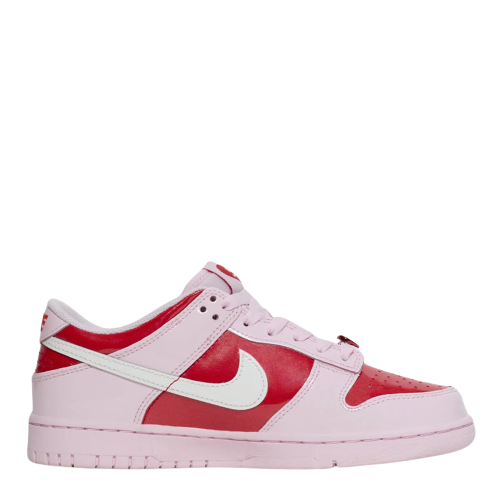 Nike Big Kids' Dunk Low - Pink Foam & Light Crimson 1