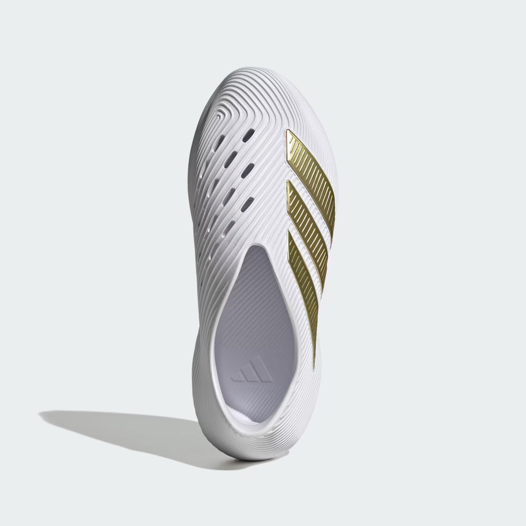 MENS PURECHILL SLIDES CLOUD WHITE /GOLD METALLIC / CORE BLACK KJ5138 2