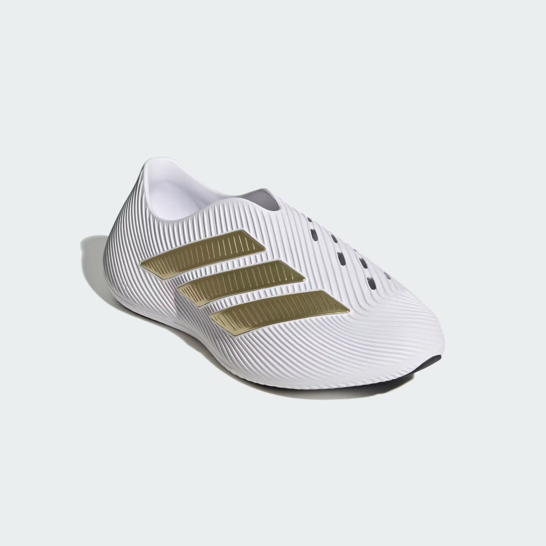 MENS PURECHILL SLIDES CLOUD WHITE /GOLD METALLIC / CORE BLACK KJ5138 4