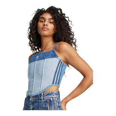 adidas Women's KSENIASCHNAIDER Denim Corset 7