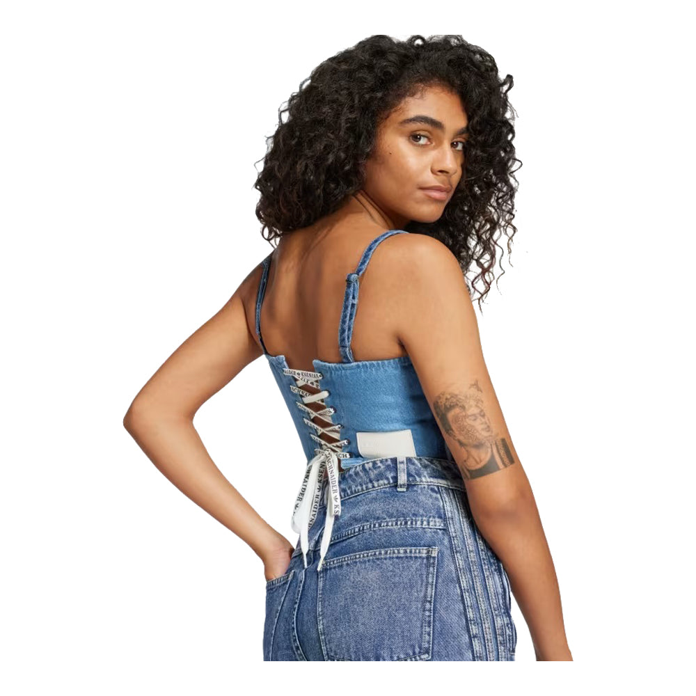 adidas Women's KSENIASCHNAIDER Denim Corset 8
