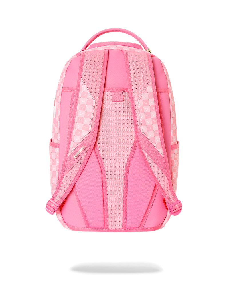 Sprayground Pink New Check Faces Backpack