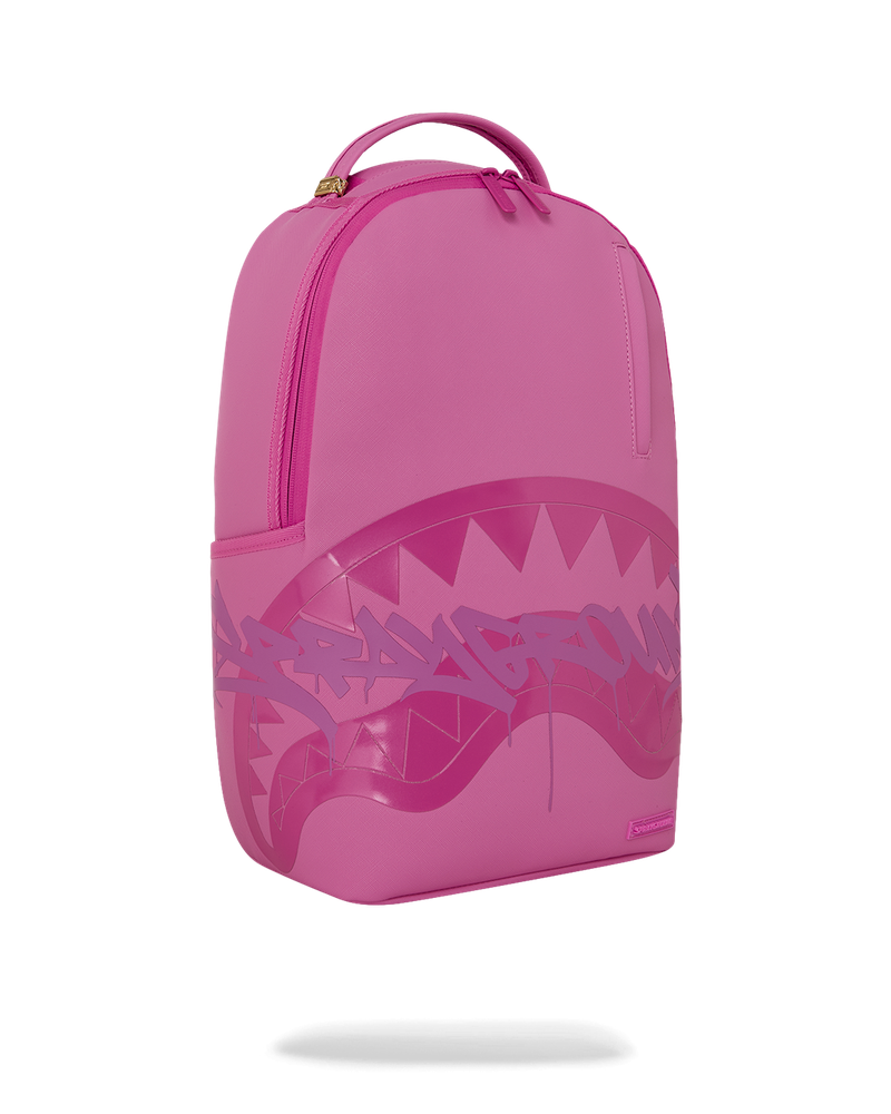 Sprayground Pink Ghost Drip Backpack