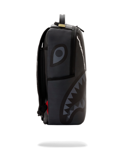 Sprayground Center Rip Revealing Gray Check Backpack