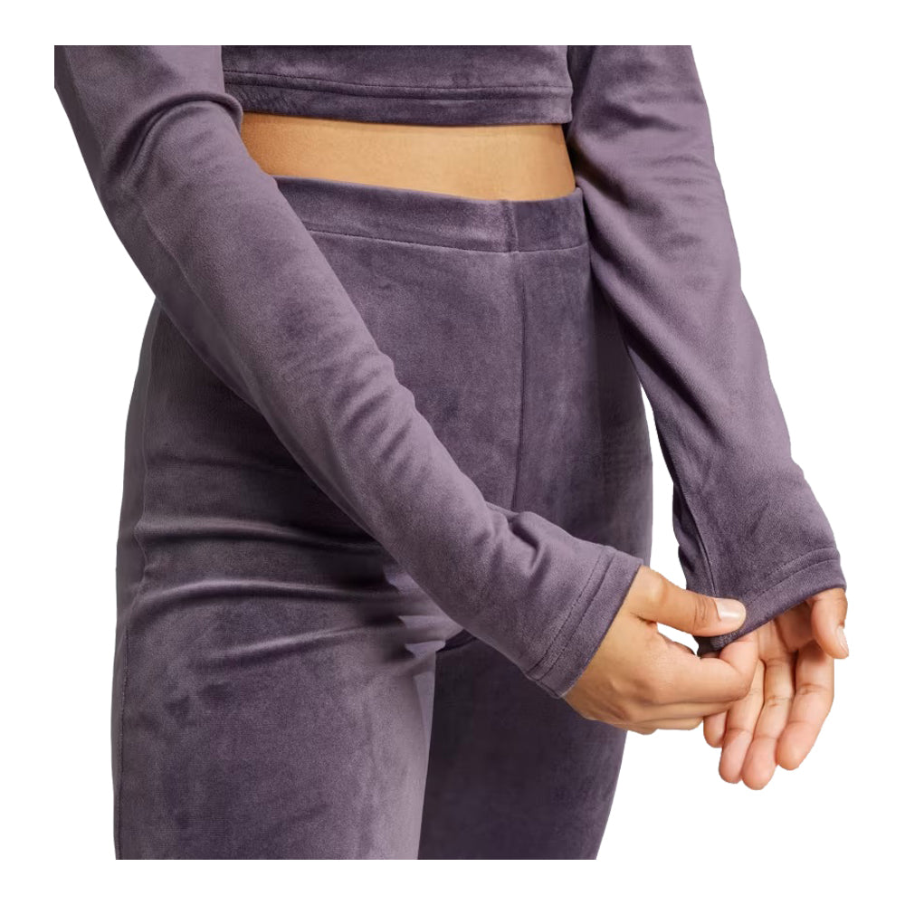 adidas Long Sleeve Rhinestone Trefoil Velvet Crop Top – City Jeans