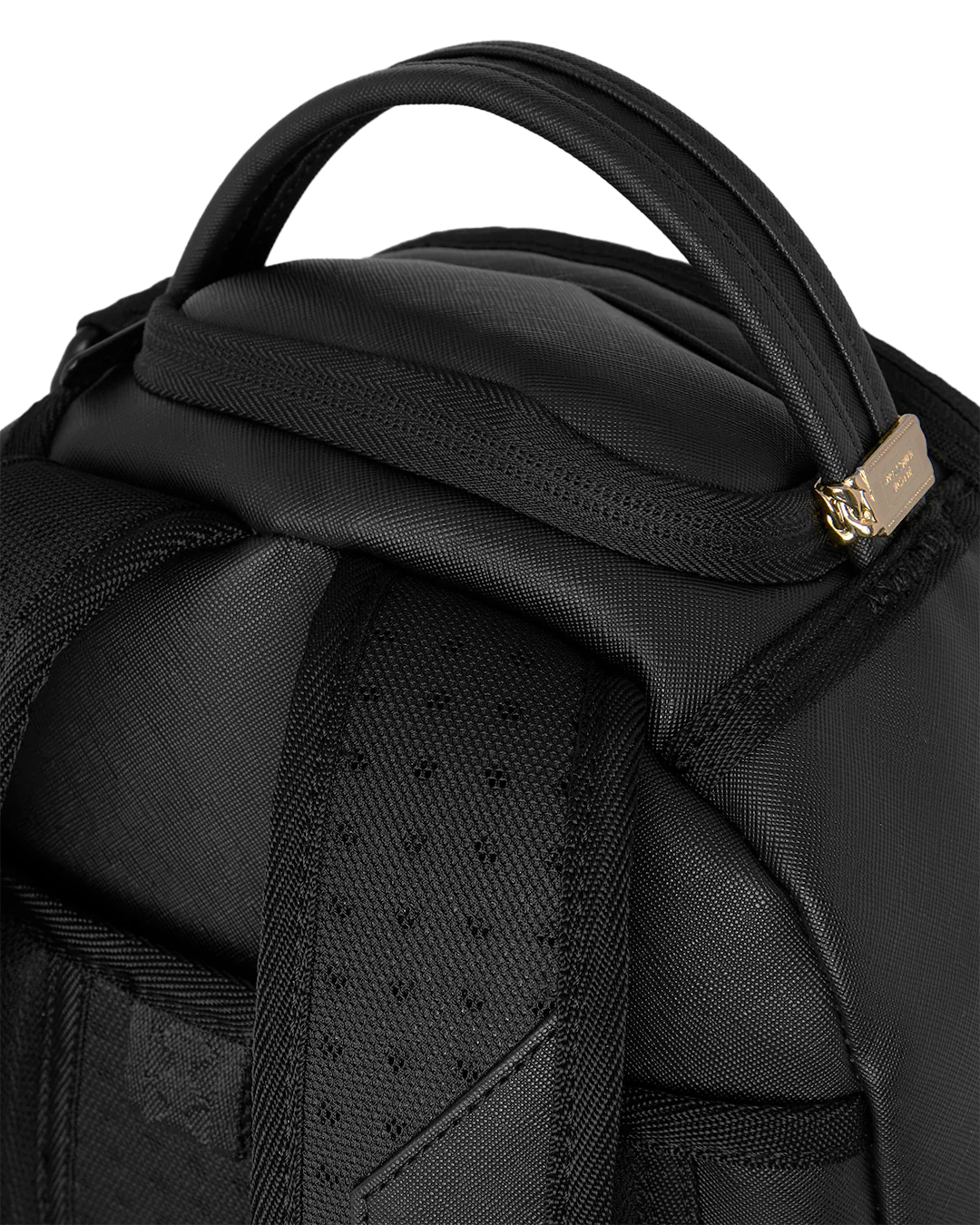 Sprayground Lux Black Ghost Drip Mini Backpack