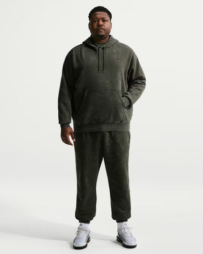 Men's Nike Sportswear Club Washed Fleece Hoodie Sequoia/Sequoia IQ1219-355