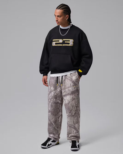 Men's Jordan Brooklyn Reeltree Sweatpants White/Bright Citron IM9862-100
