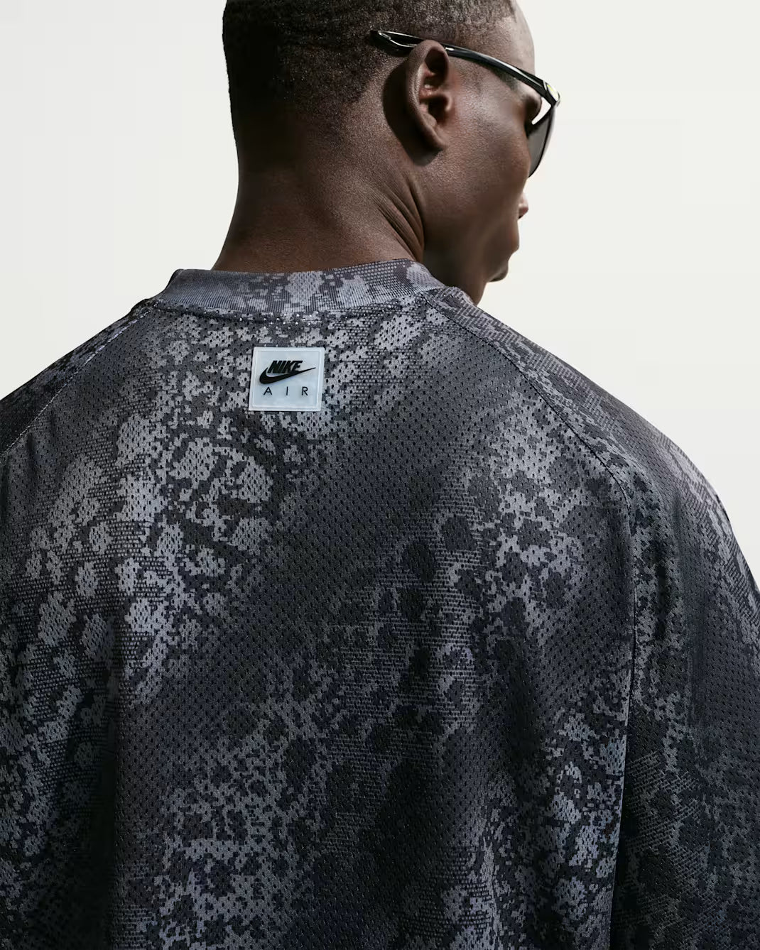 Nike Air Men's All-Over-Print Mesh Jersey