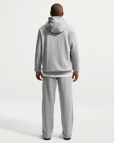 Men's Nike Club Open-Hem Fleece Pants - Gray