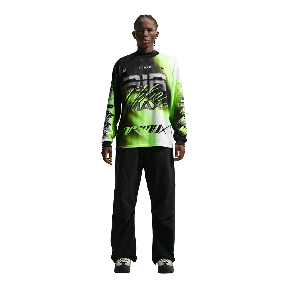 Men's Nike Culture of Football Dri-FIT Long-Sleeve Soccer Jersey - Volt/Black/White 2