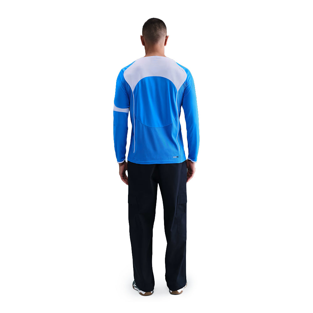 Men's Nike Total 90 Dri-FIT Long-Sleeve Soccer Top - Light Photo Blue/White/White/White 5