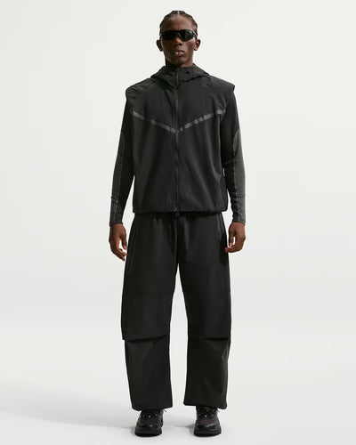 Men's Nike Tech Dri-FIT Woven Windrunner Vest - Black/Black 6