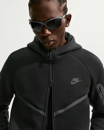 Men's Nike Tech Fleece Windrunner Full-Zip Jacket Black/Black HV0949-010