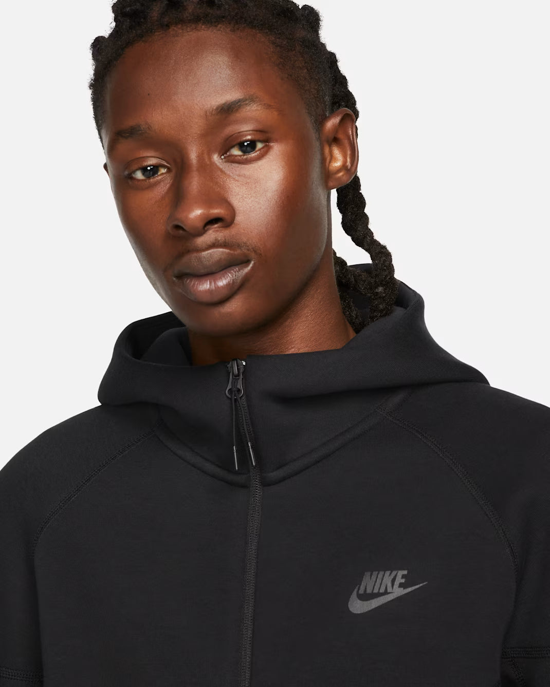 Men's Nike Sportswear Tech Fleece Windrunner Full-Zip Hoodie Black/Black II4587-365