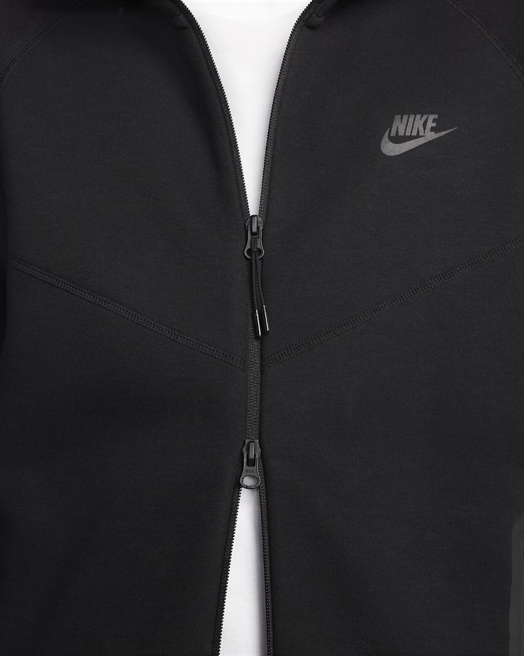 Men's Nike Sportswear Tech Fleece Windrunner Full-Zip Hoodie Black/Black II4587-365
