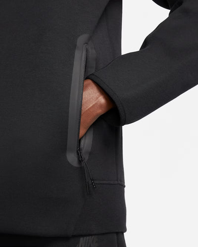 Men's Nike Sportswear Tech Fleece Windrunner Full-Zip Hoodie Black/Black II4587-365