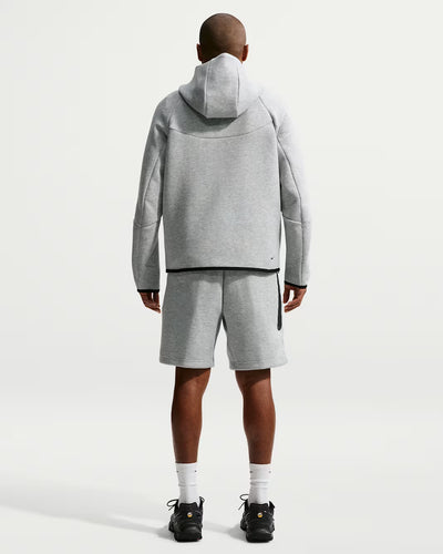 Men's Nike Tech Dark Fleece Windrunner Full-Zip Jacket Grey Heather/Black HV0949-063