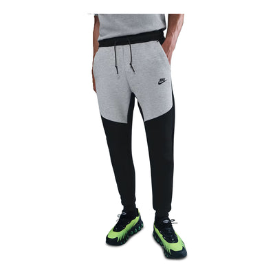 Men's Nike Tech Fleece Joggers - Black & Dark Grey Heather