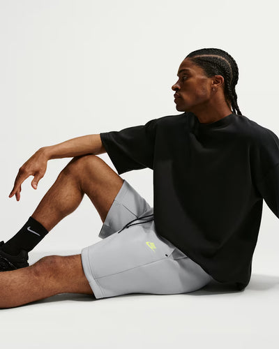 Men's Nike Tech Fleece Shorts Light Smoke Grey/Volt IM0693-077